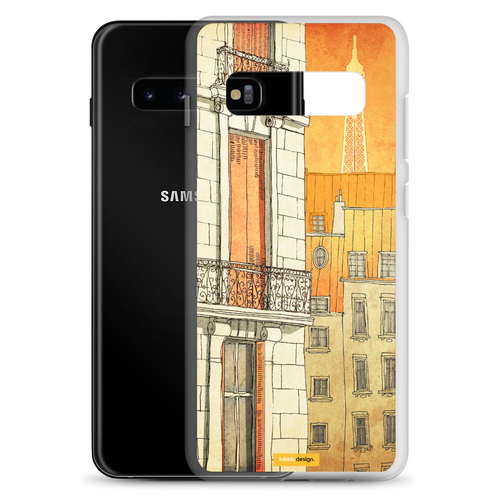 Paris windows - Illustrated Samsung Phone Case