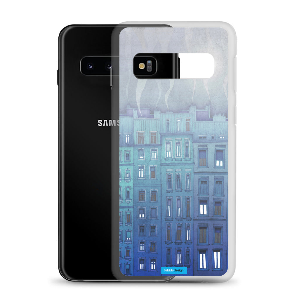 Foggy day in Paris - Illustrated Samsung Phone Case