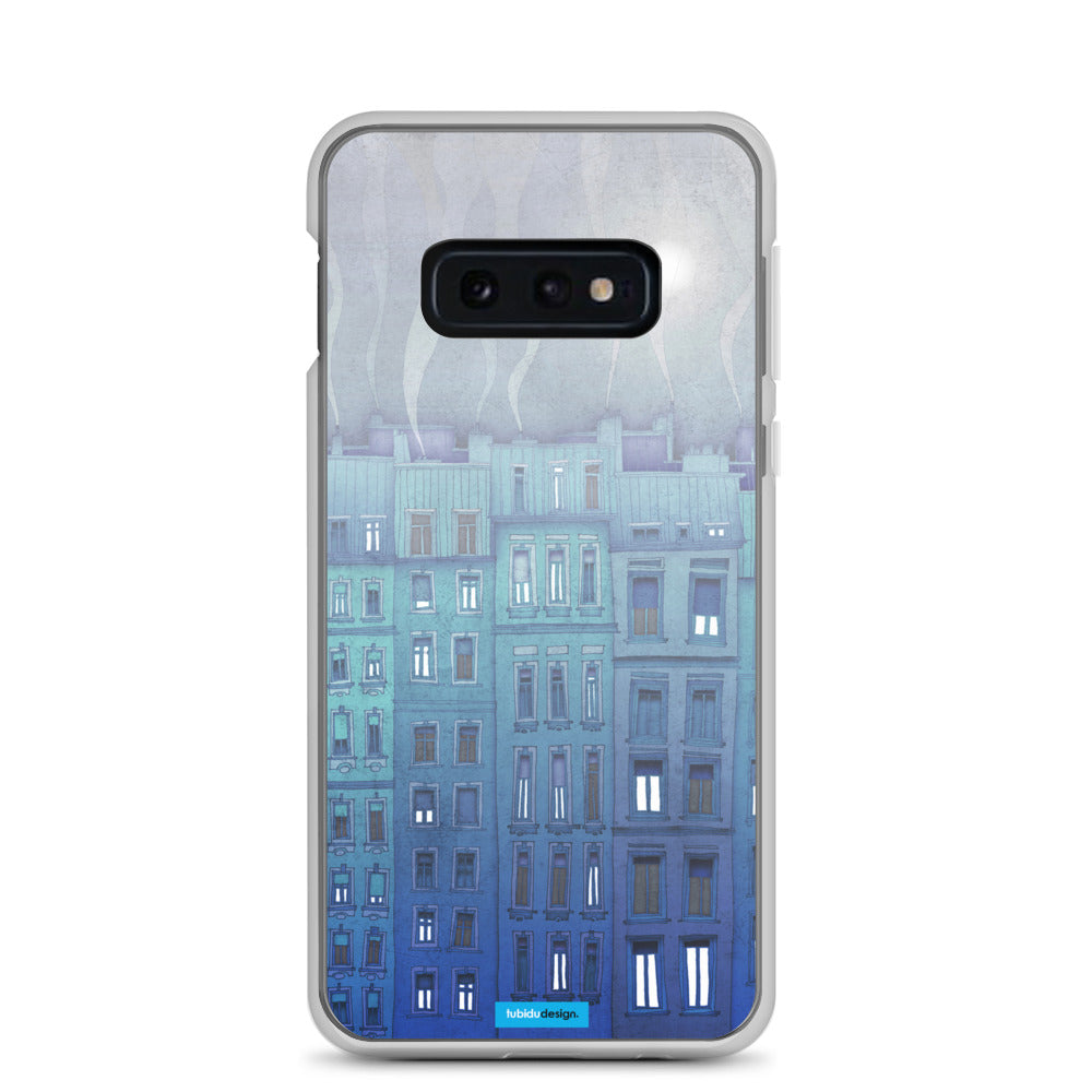 Foggy day in Paris - Illustrated Samsung Phone Case