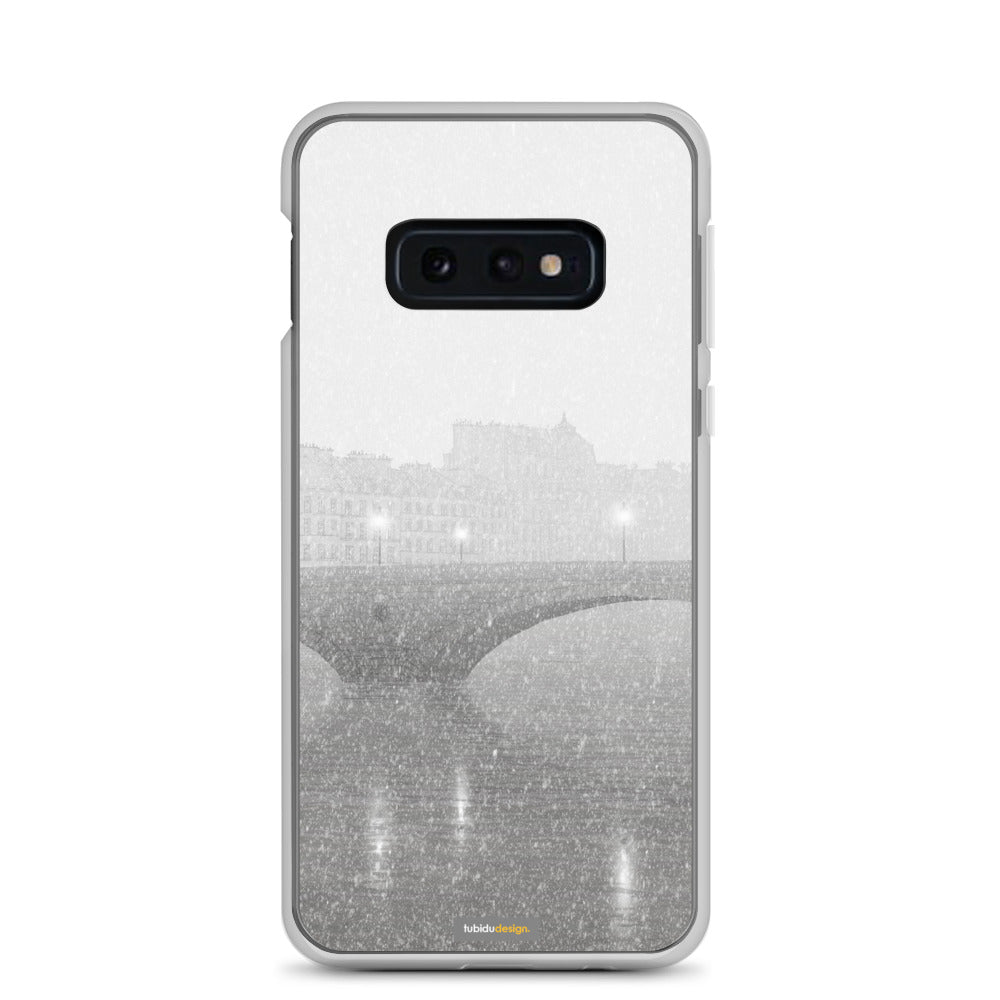 Ile Saint Louis (grey) - Illustrated Samsung Phone Case