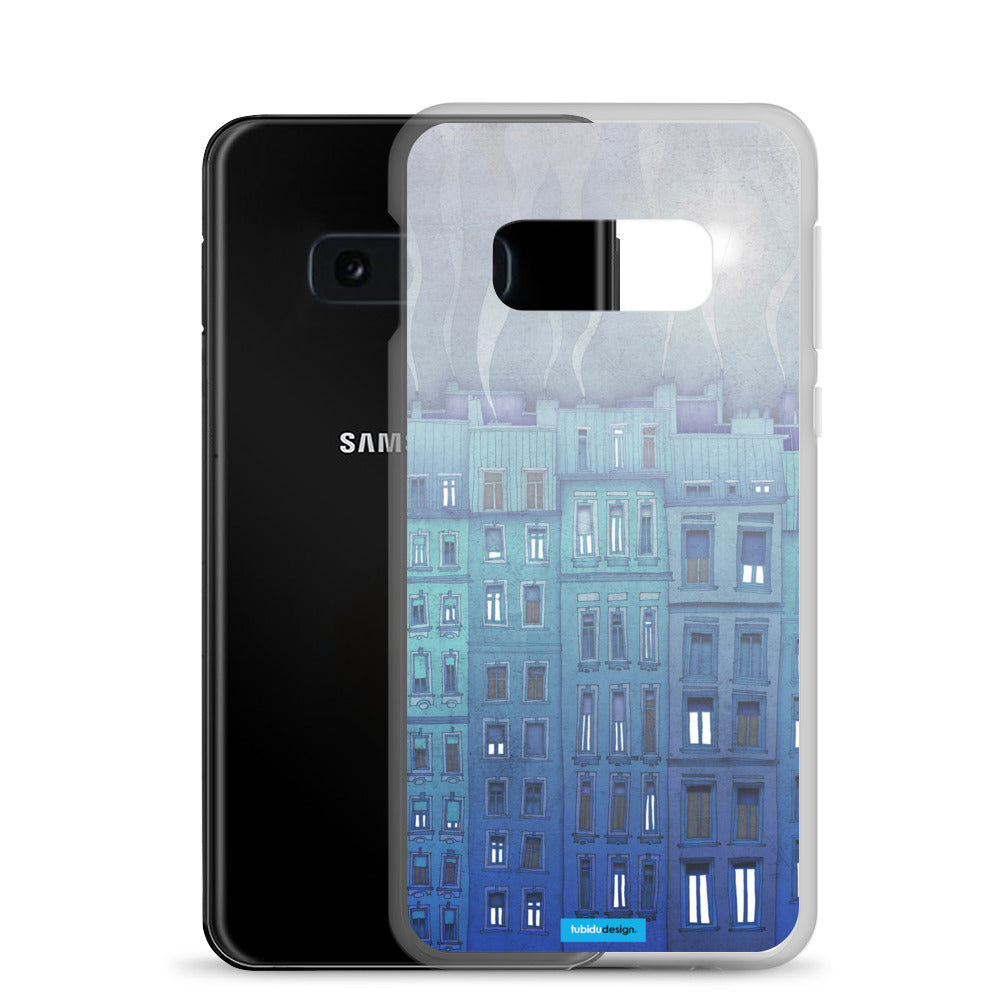 Foggy day in Paris - Illustrated Samsung Phone Case