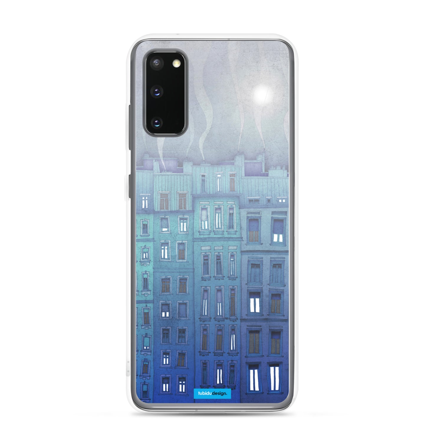 Foggy day in Paris - Illustrated Samsung Phone Case