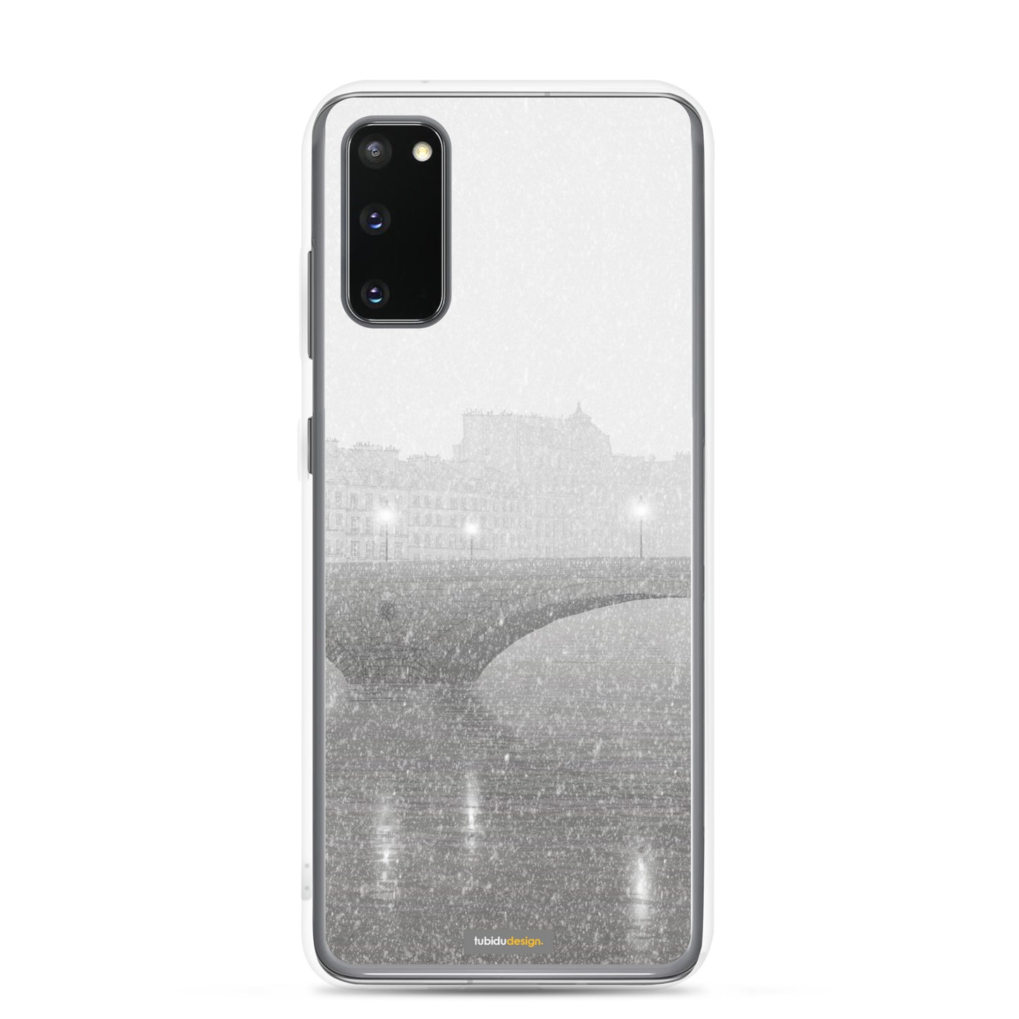 Ile Saint Louis (grey) - Illustrated Samsung Phone Case