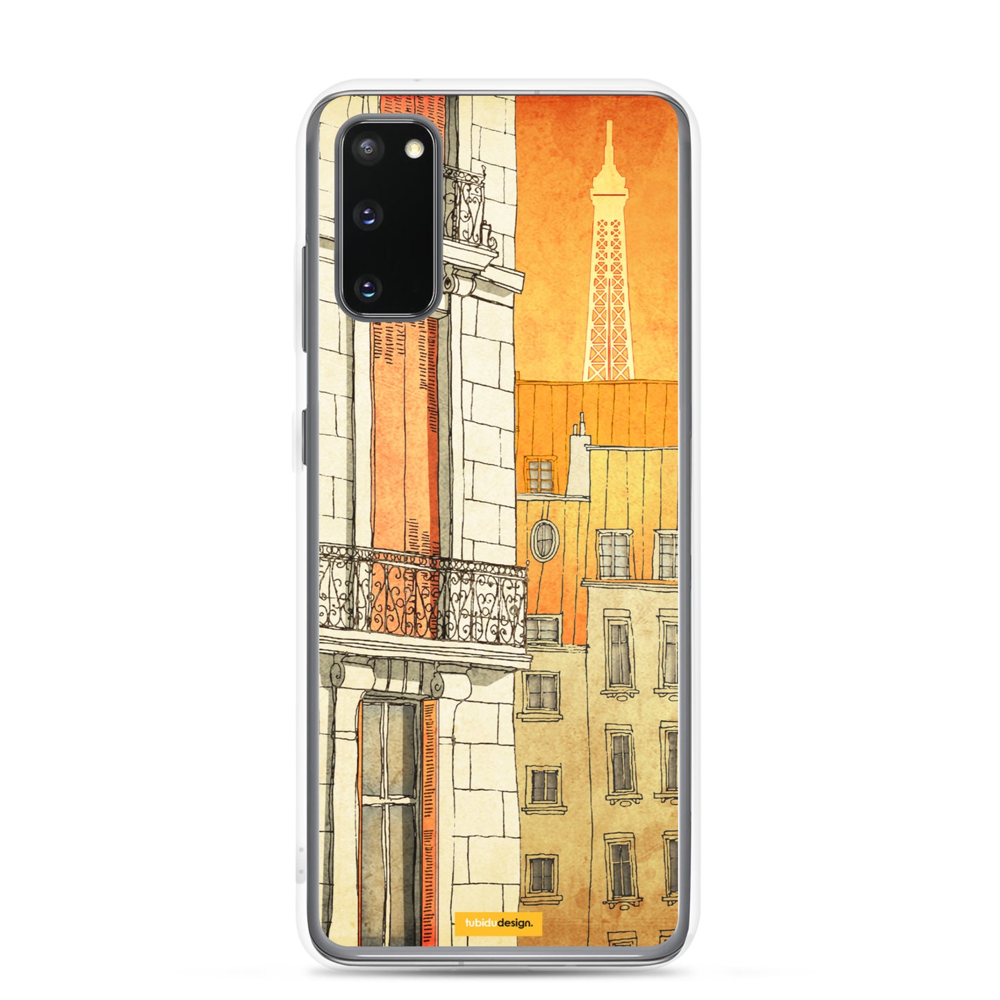 Paris windows - Illustrated Samsung Phone Case