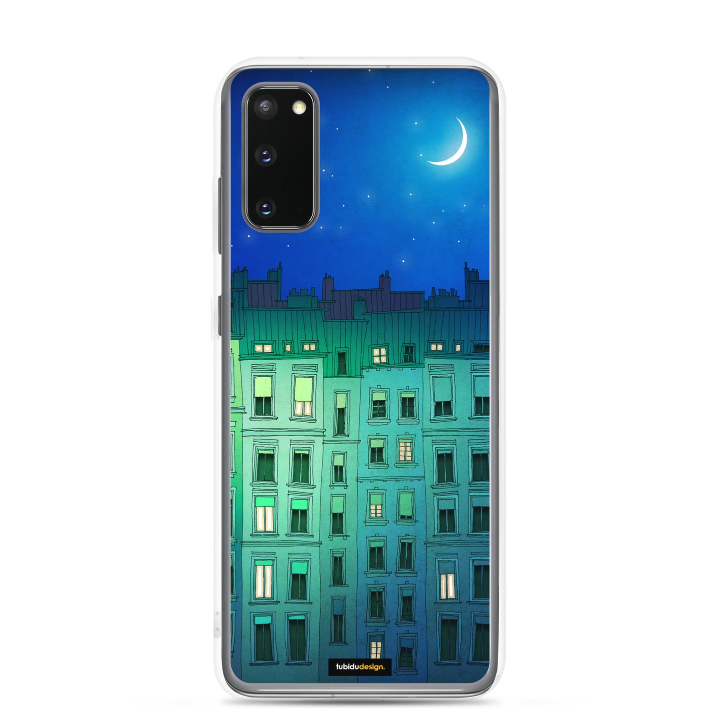 Sleepy night - Illustrated Samsung Phone Case