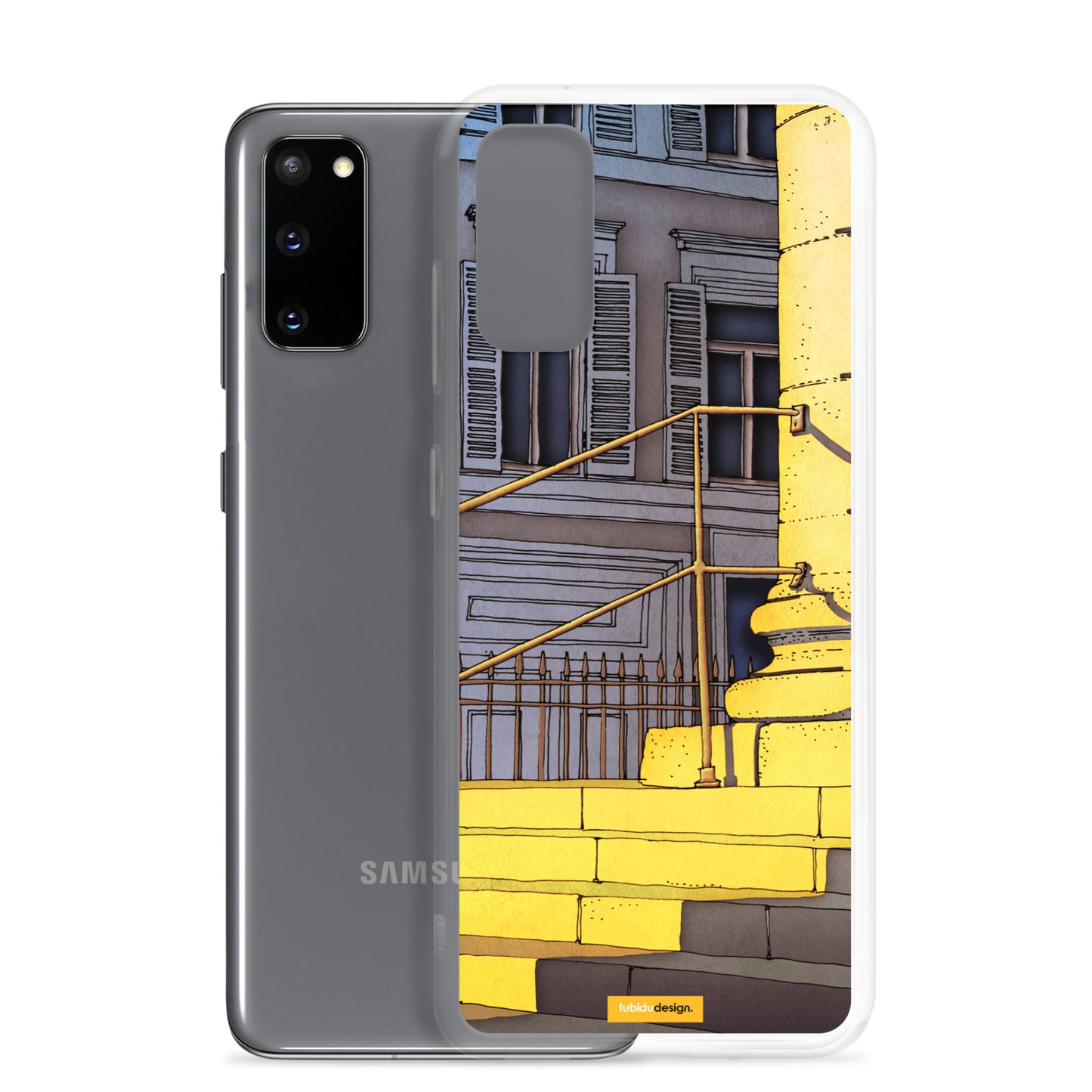 Bonjour Paris - Illustrated Samsung Phone Case