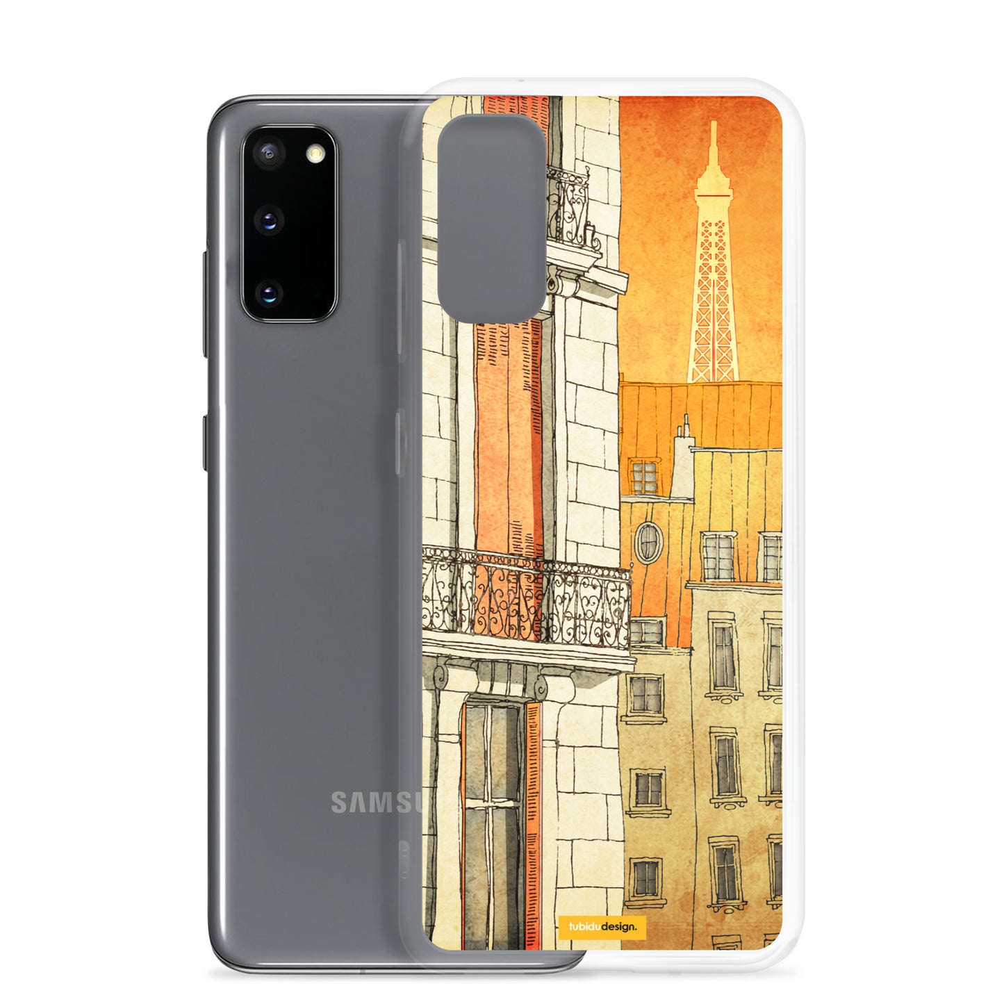 Paris windows - Illustrated Samsung Phone Case