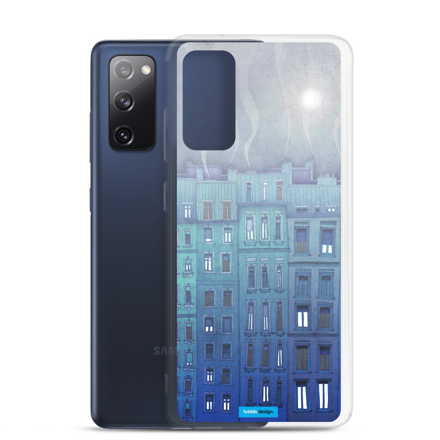 Foggy day in Paris - Illustrated Samsung Phone Case