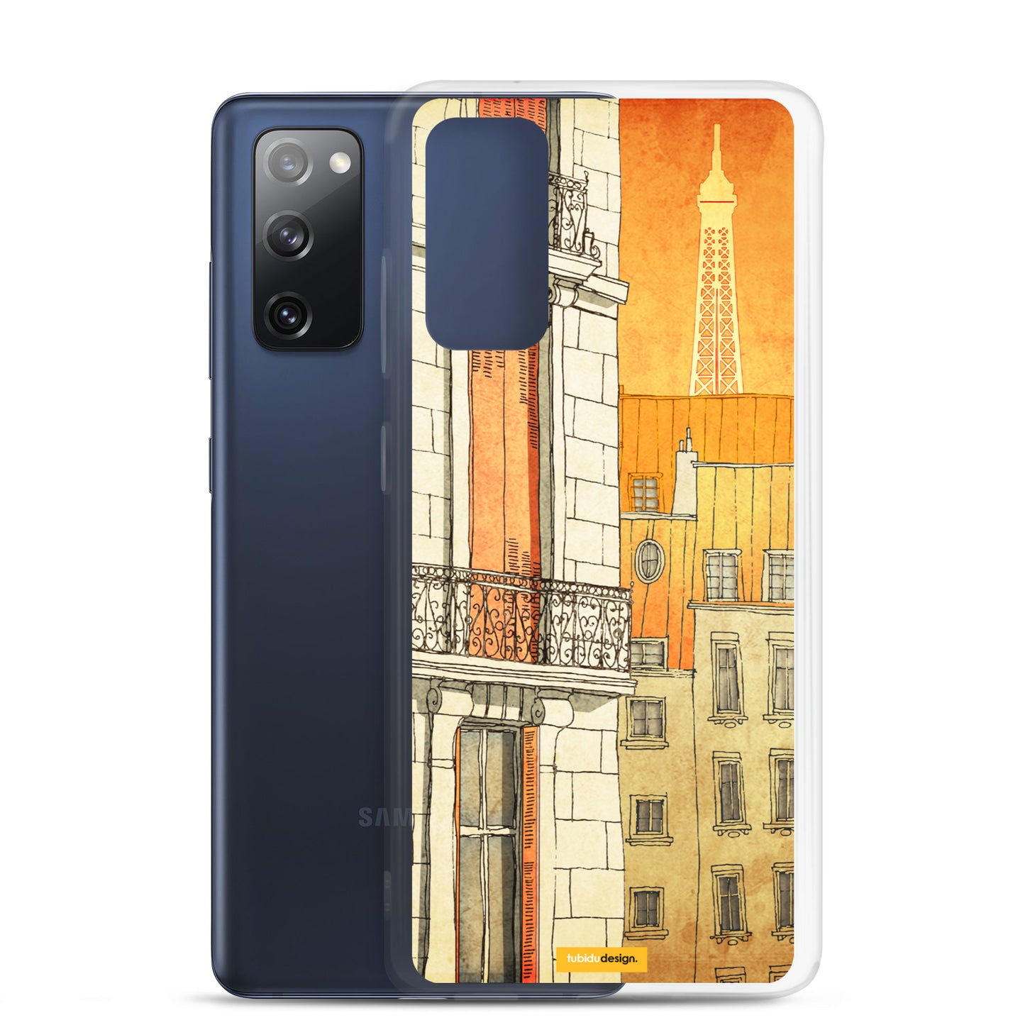 Paris windows - Illustrated Samsung Phone Case