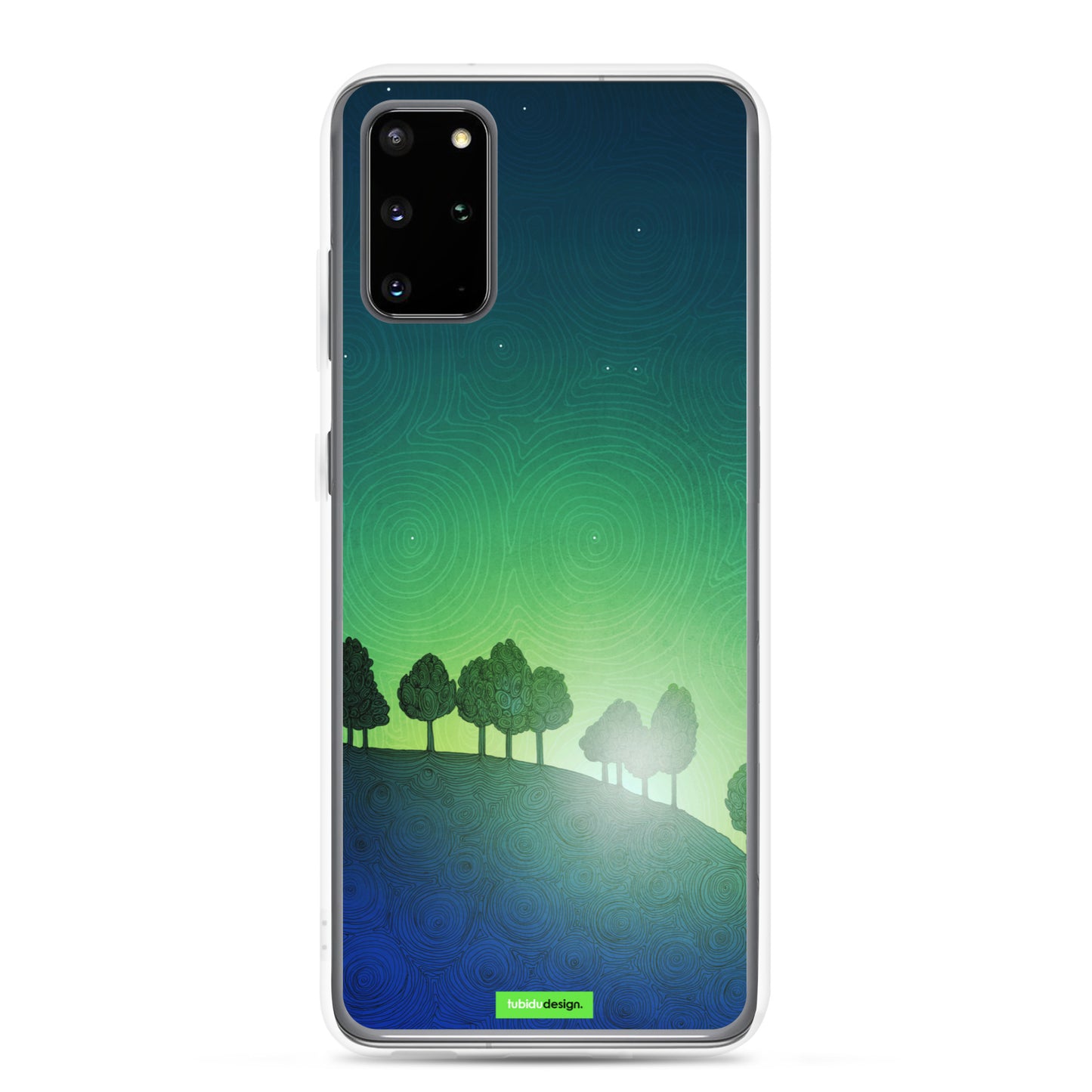 First streak of dawn (green) - Illustrated Samsung Phone Case