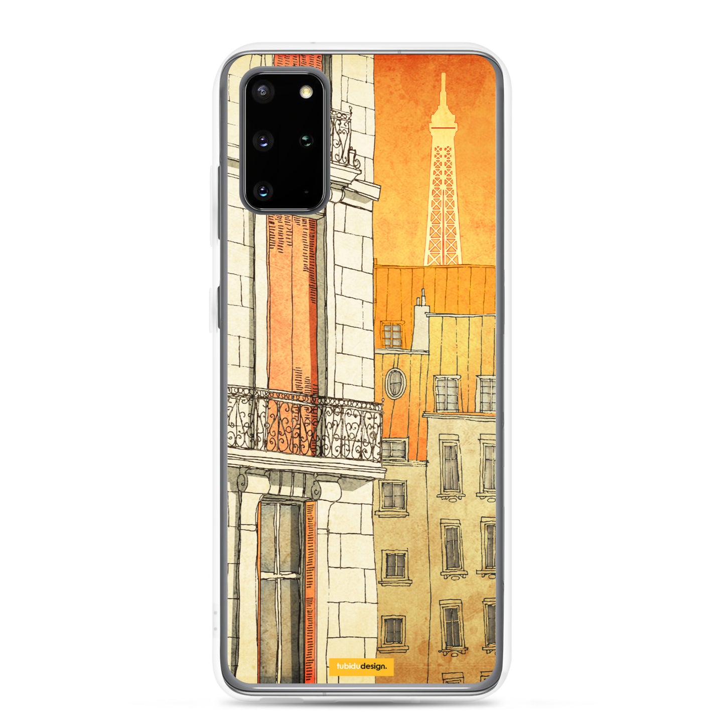 Paris windows - Illustrated Samsung Phone Case