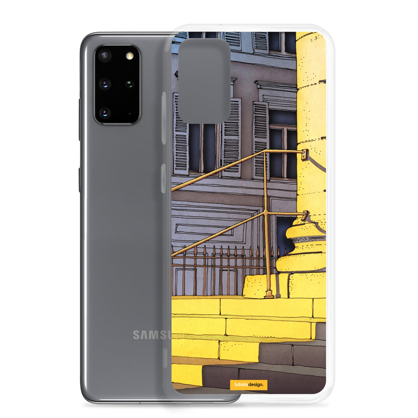 Bonjour Paris - Illustrated Samsung Phone Case