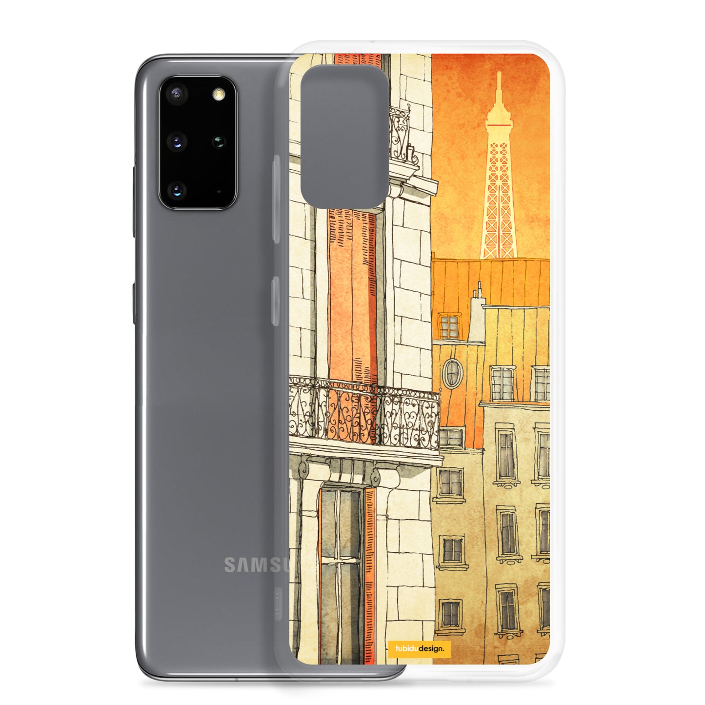 Paris windows - Illustrated Samsung Phone Case