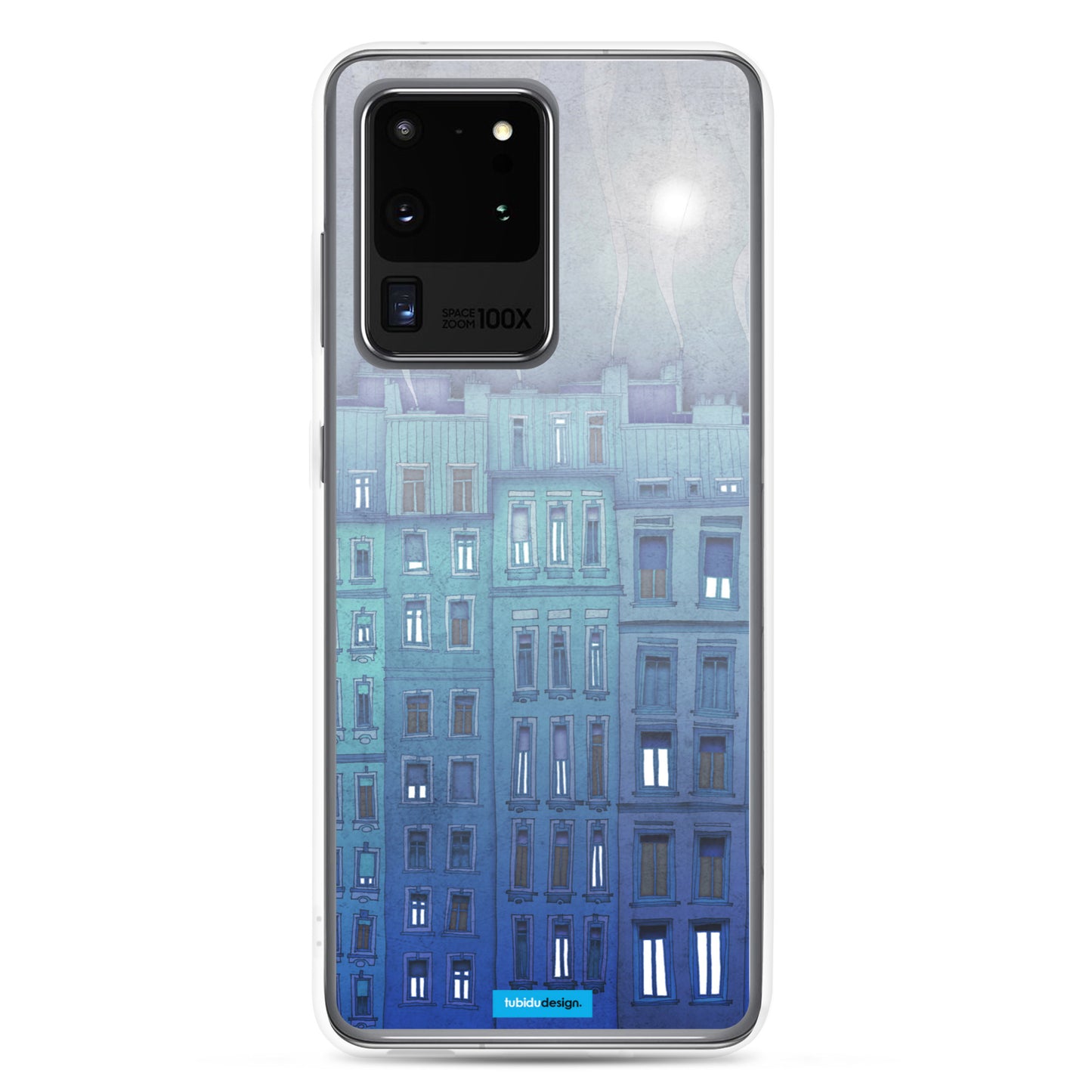 Foggy day in Paris - Illustrated Samsung Phone Case