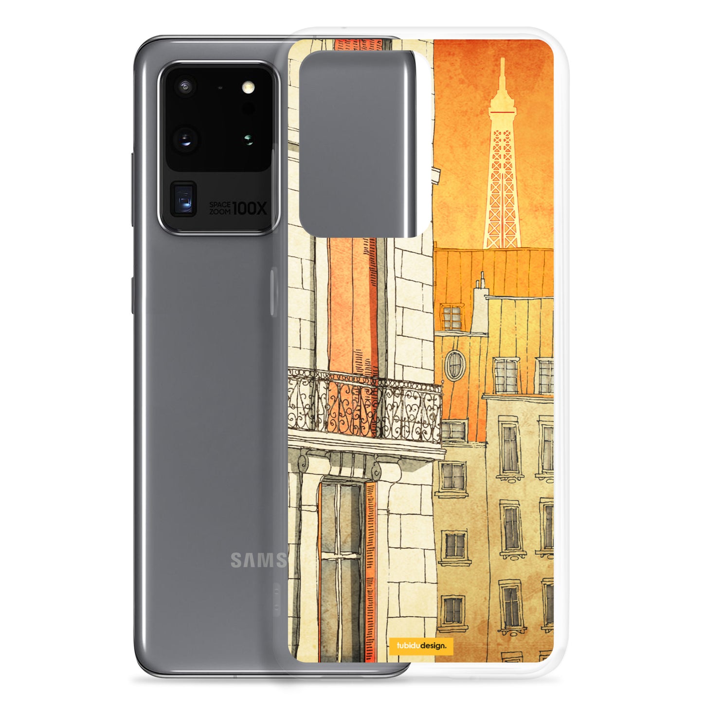 Paris windows - Illustrated Samsung Phone Case