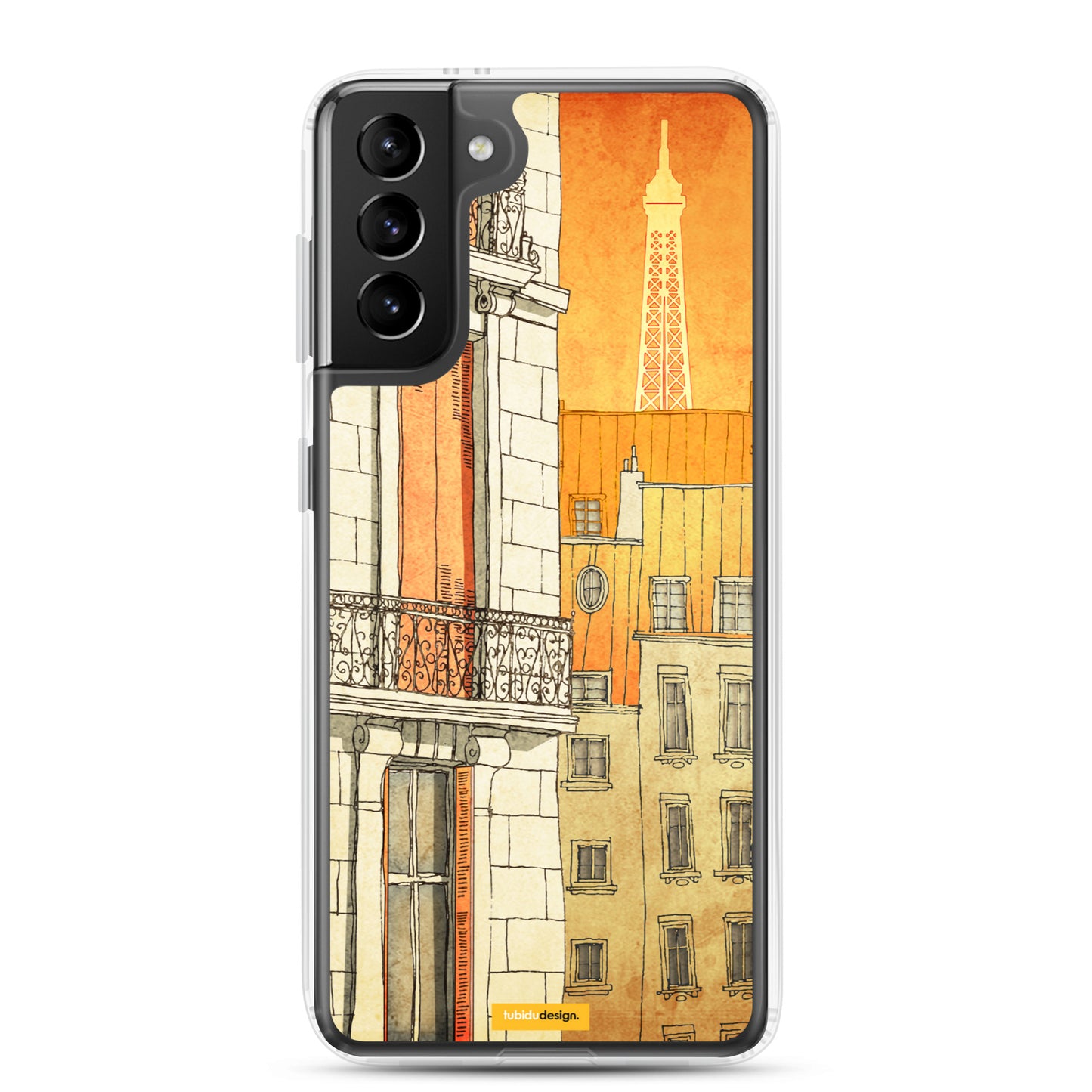 Paris windows - Illustrated Samsung Phone Case