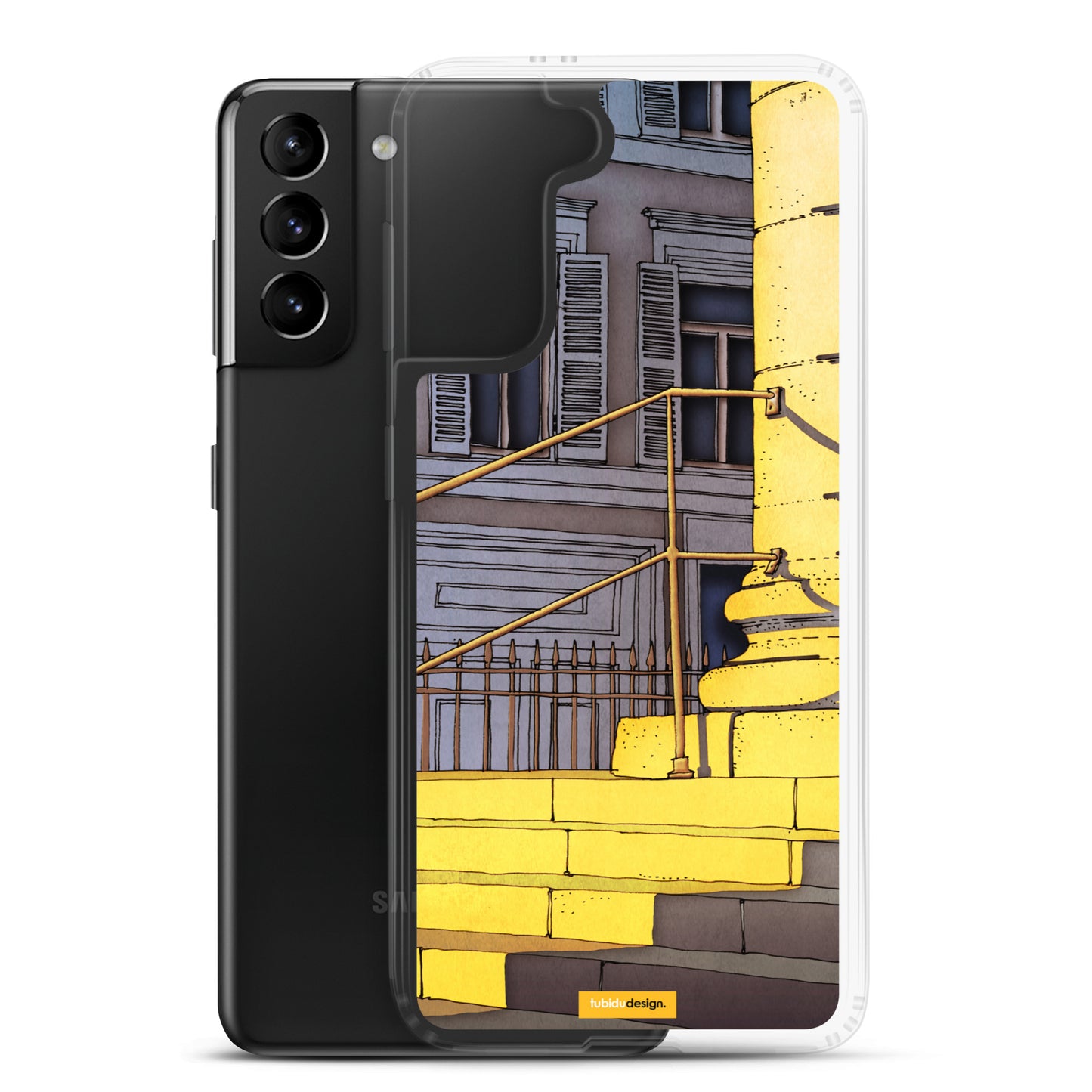 Bonjour Paris - Illustrated Samsung Phone Case