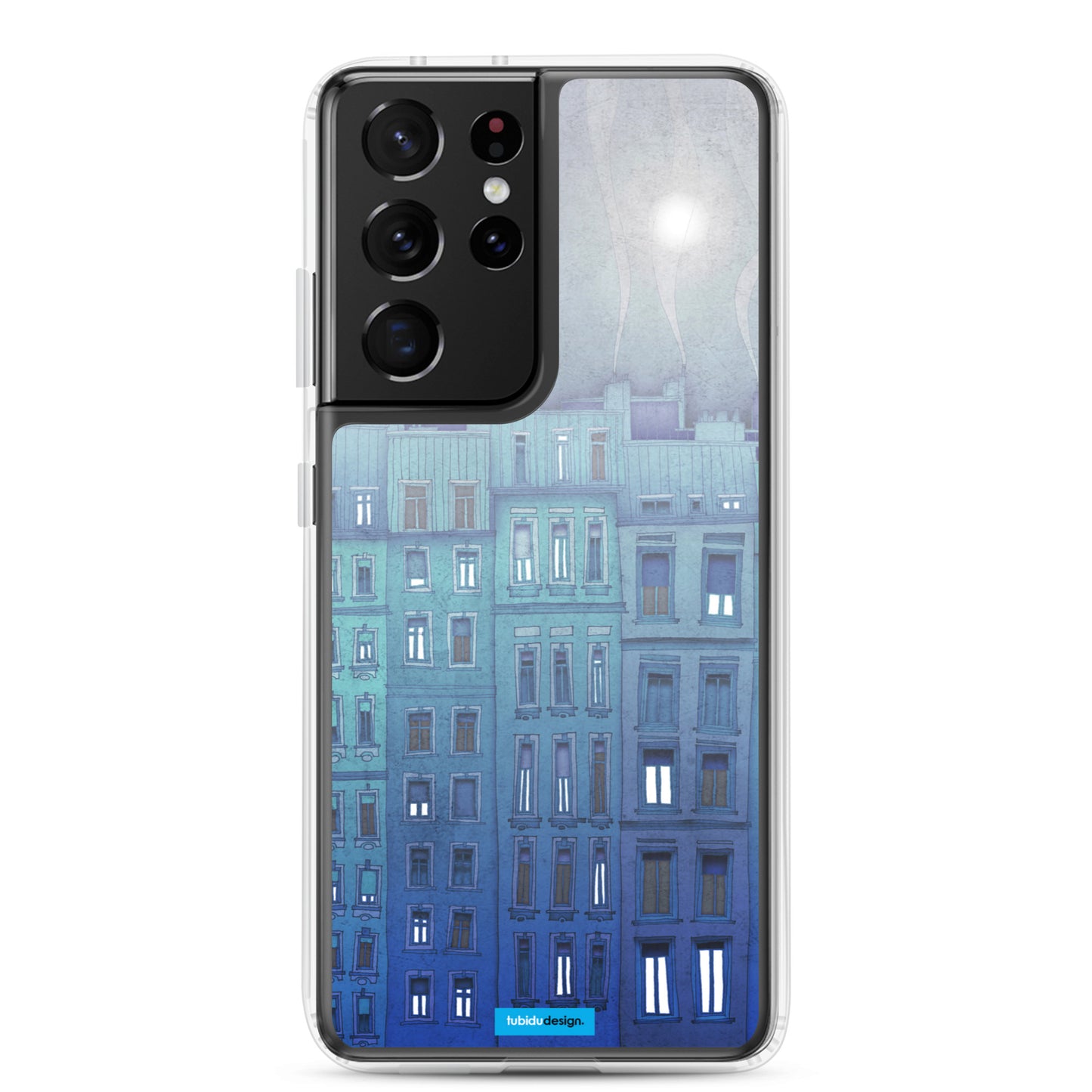 Foggy day in Paris - Illustrated Samsung Phone Case