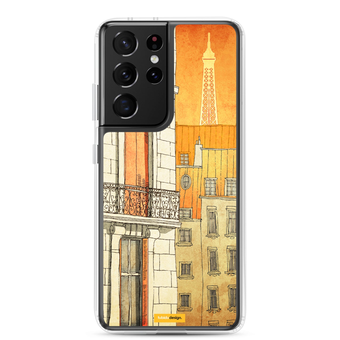 Paris windows - Illustrated Samsung Phone Case