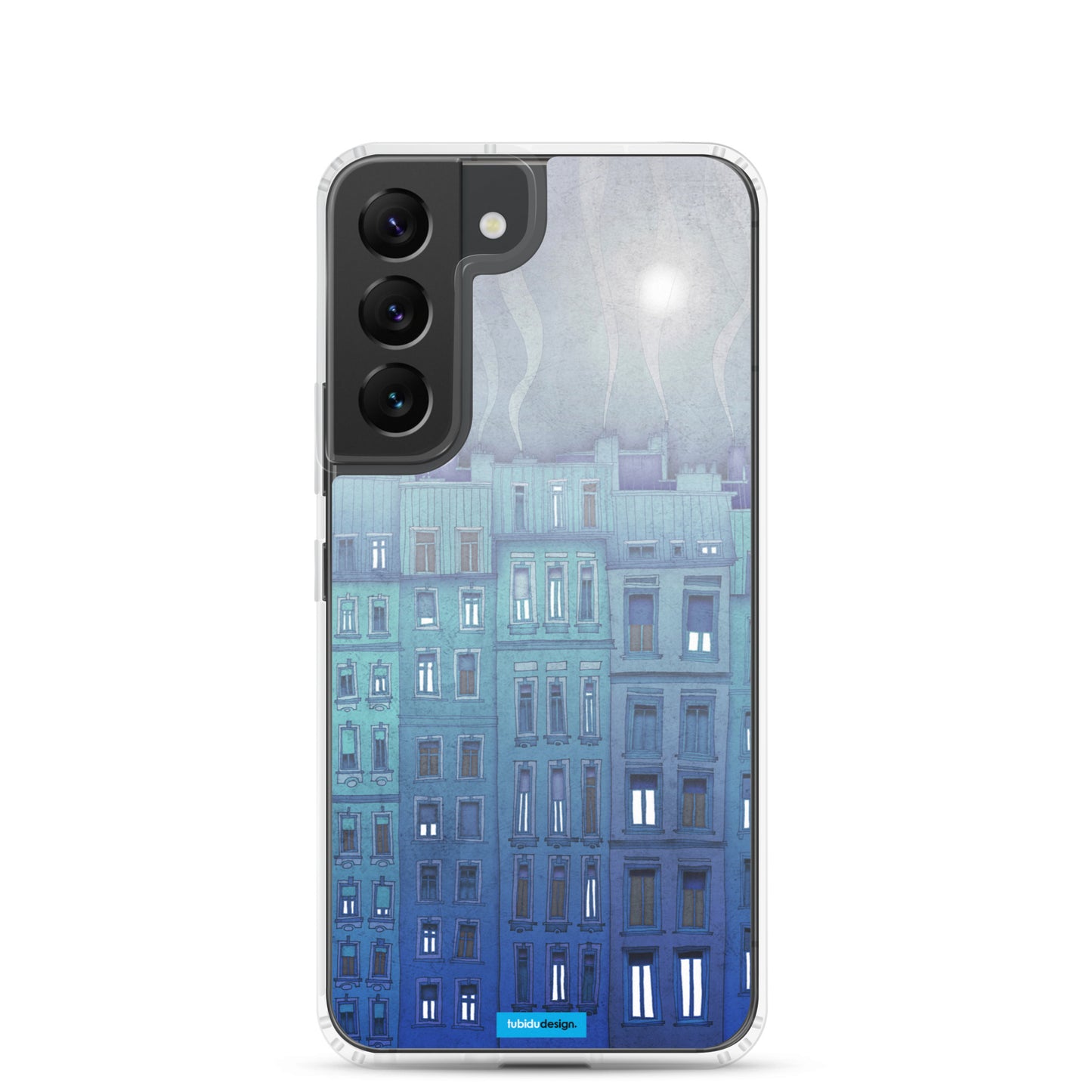 Foggy day in Paris - Illustrated Samsung Phone Case