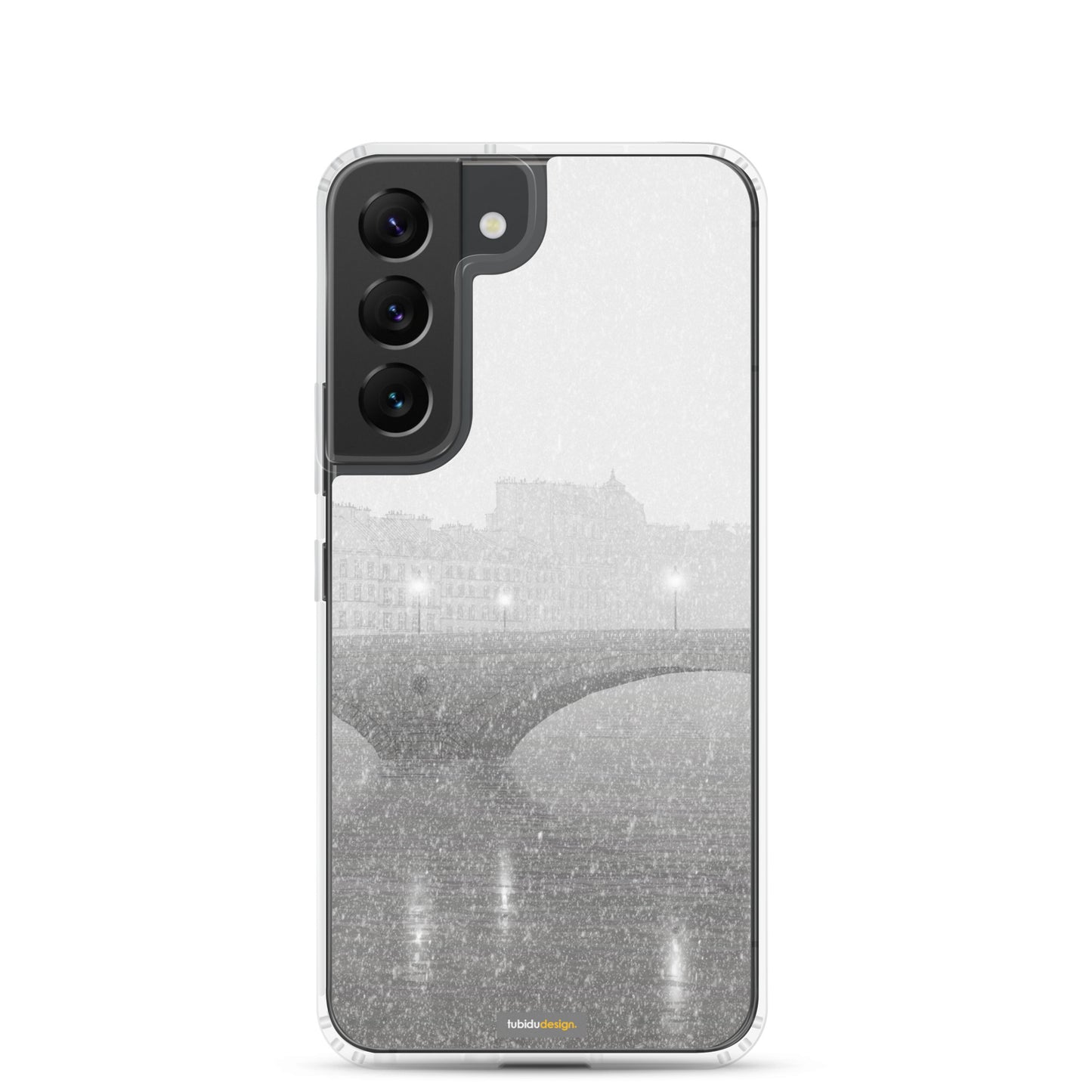 Ile Saint Louis (grey) - Illustrated Samsung Phone Case