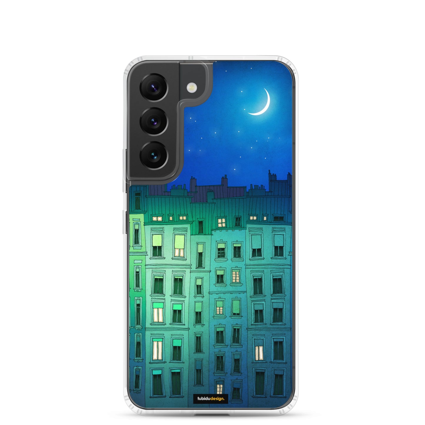 Sleepy night - Illustrated Samsung Phone Case