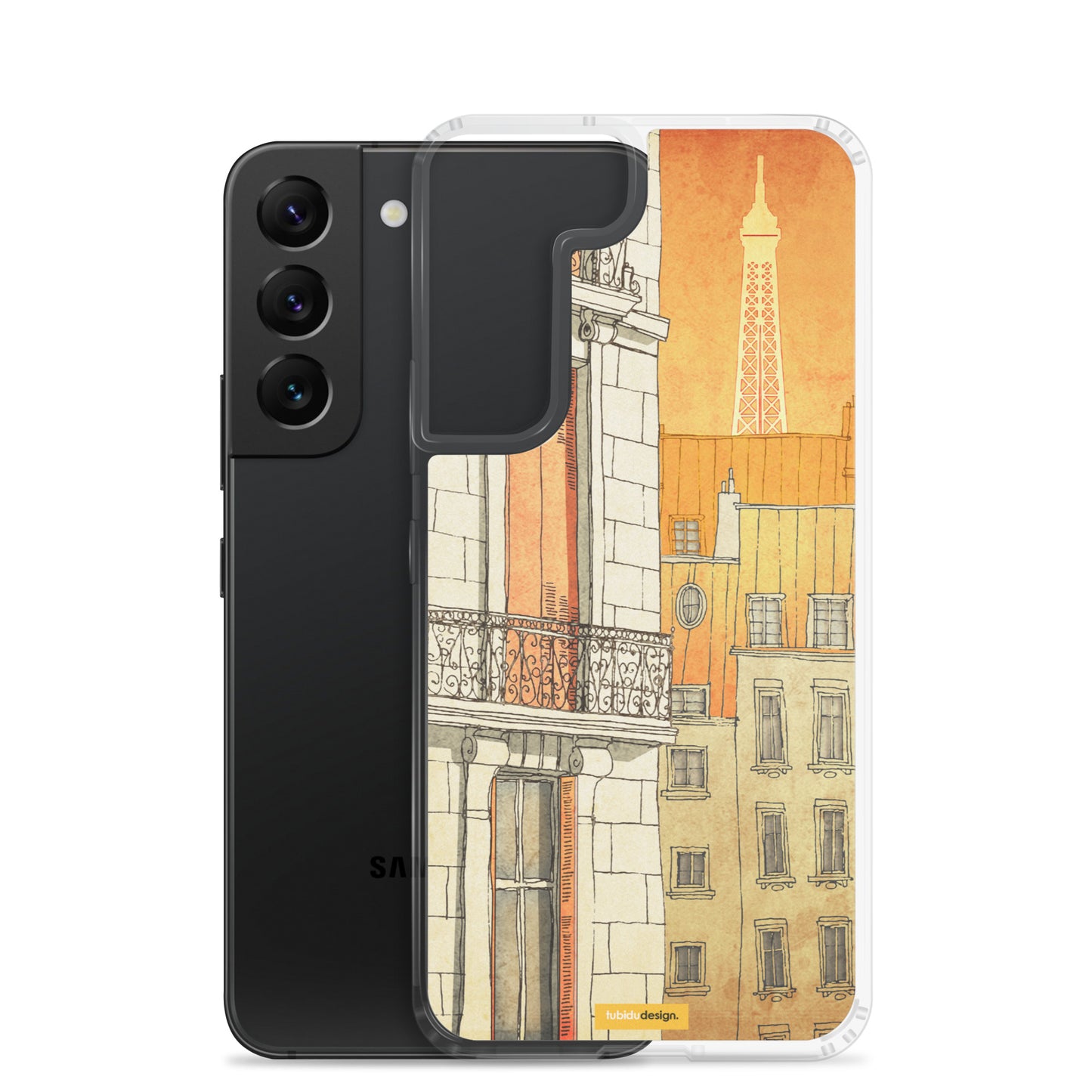 Paris windows - Illustrated Samsung Phone Case