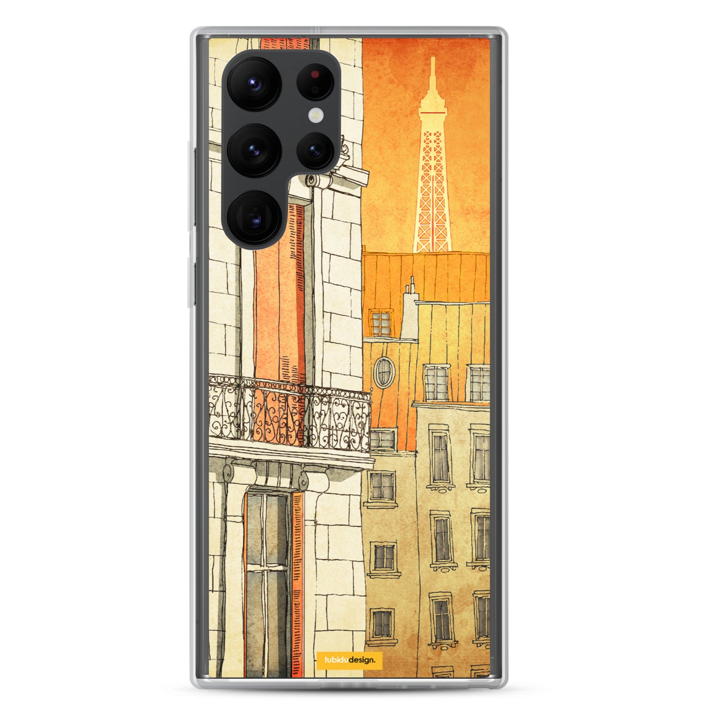 Paris windows - Illustrated Samsung Phone Case